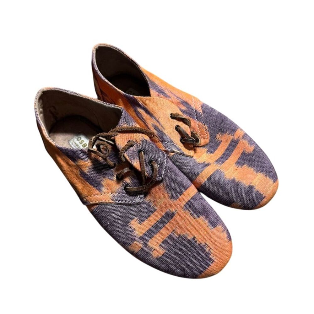 Osborn Unisex Oxford Shoes Multicolor Lace Up Size 7.5 Casual